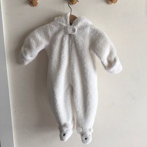 Carters White Bear Suit